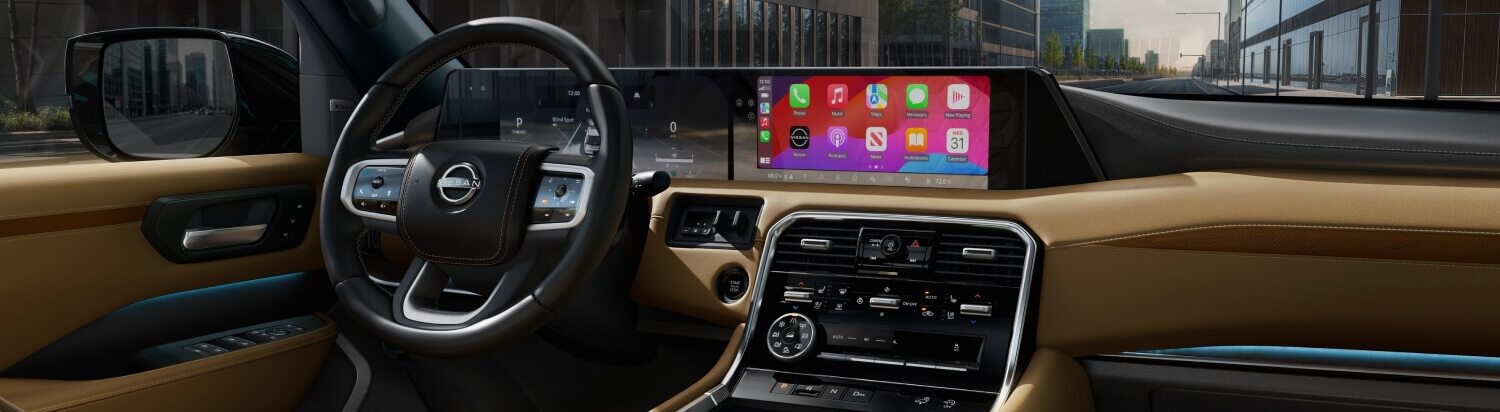 2026 Nissan Armada front dashboard view