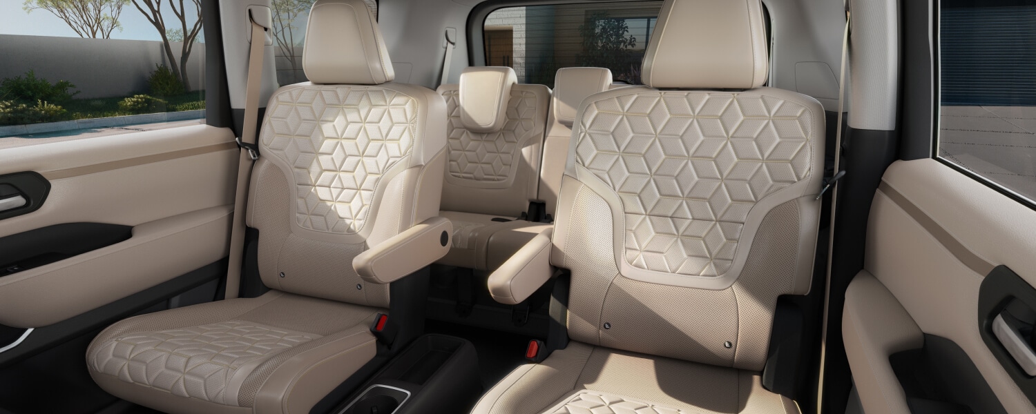 2026 Nissan Armada view of second row seating