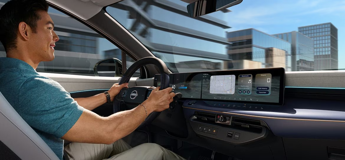 Nissan technology integration display